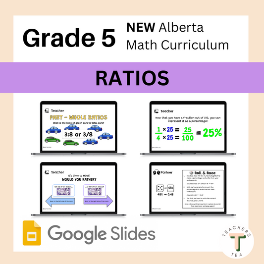 Alberta Grade 5 New Math Curriculum - NUMBERS - Ratios