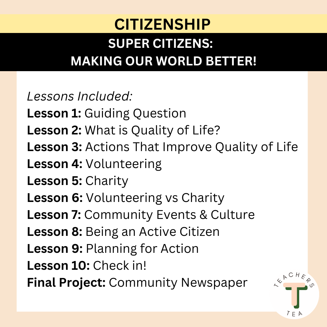 Alberta Grade 3 New Social Curriculum - Citizenship