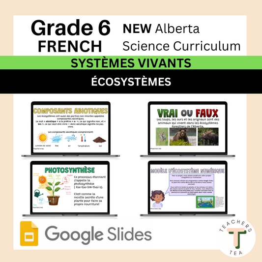 Alberta Grade 6 New Science FRENCH - LIVING SYSTEMS - Ecosystems