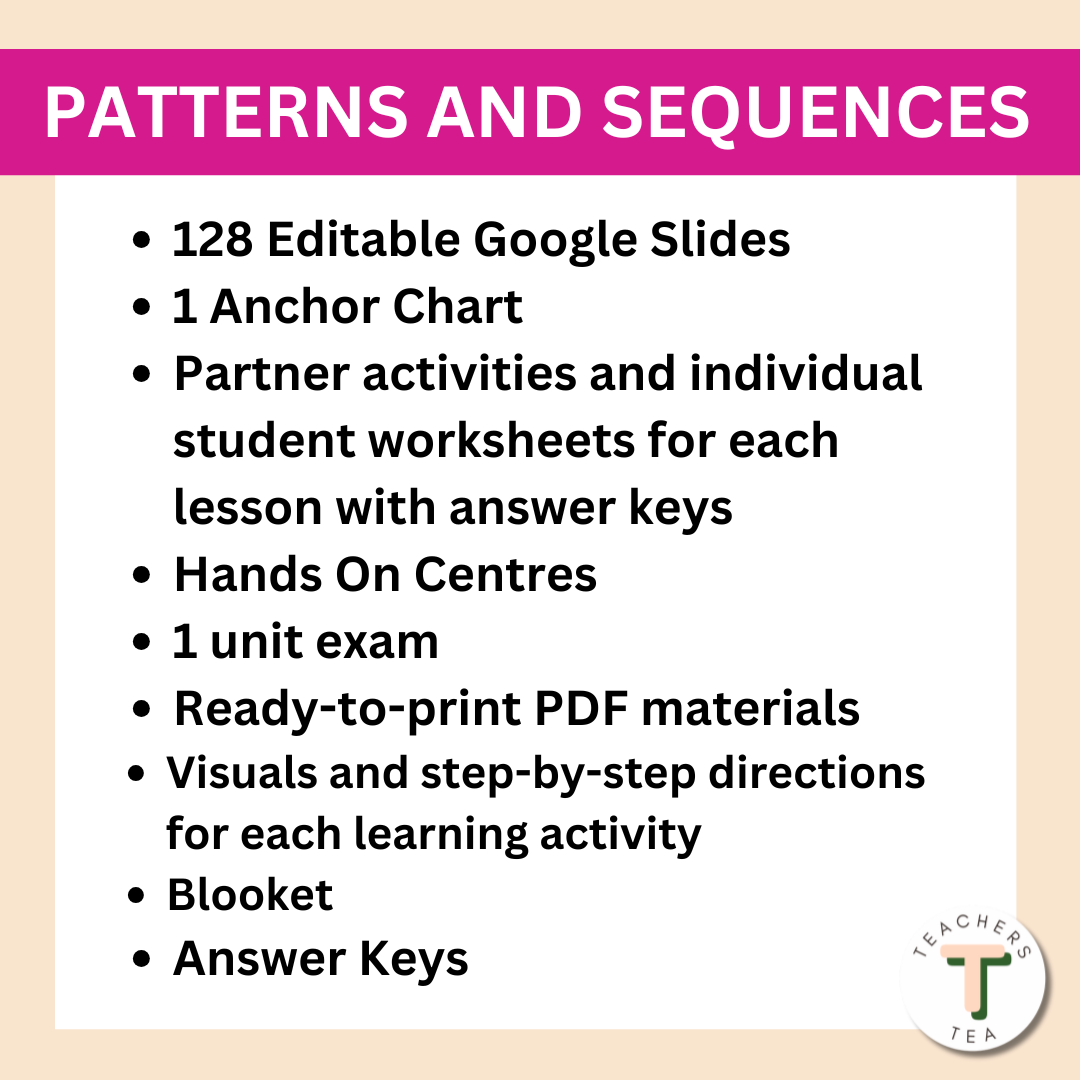 Grade 2 - Math - Patterns and Sequences