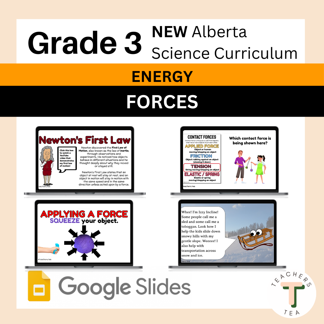 Alberta Grade 3 New Science Curriculum - ENERGY - Forces