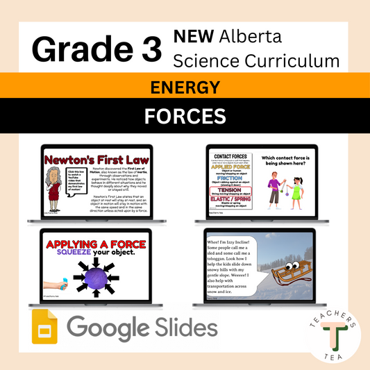Alberta Grade 3 New Science Curriculum - ENERGY - Forces