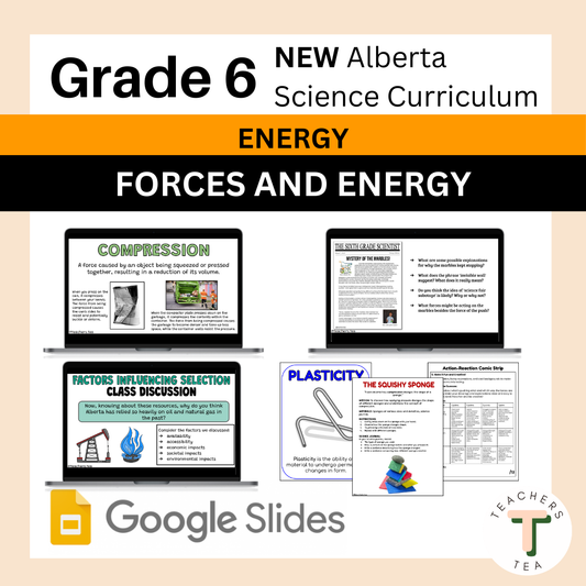 Alberta Grade 6 New Science Curriculum - ENERGY - Forces and Energy