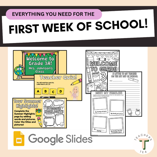 First Week Of School - Everything You need!