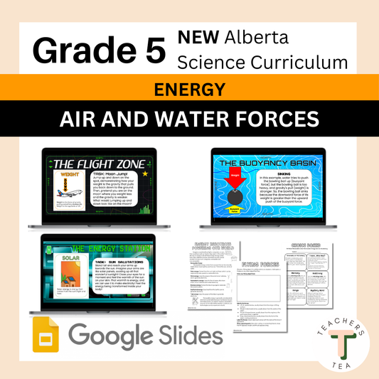 Alberta Grade 5 New Science Curriculum - ENERGY - Air and Water Forces