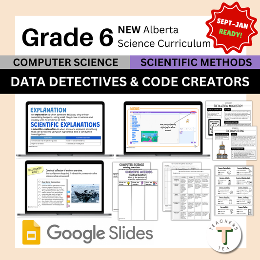 Alberta Grade 6 New Science Curriculum - Computer Science & Scientific Methods