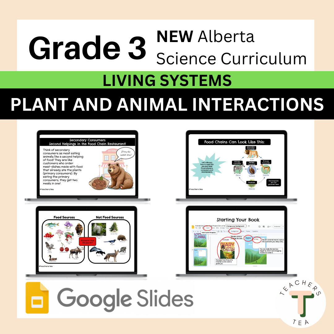 Alberta Grade 3 New Science - LIVING SYSTEMS - Plant and Animal Growth