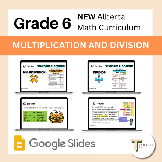 Alberta Grade 6 New Math Curriculum - NUMBERS - Multiplication and Division