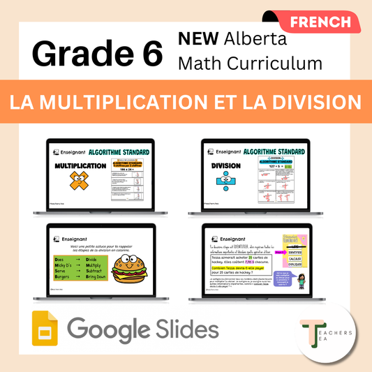 FRENCH - Alberta Grade 6 Math - Multiplication and Division