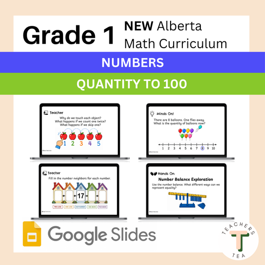 Alberta Grade 1 New Math Curriculum - NUMBERS - Quantity to 100