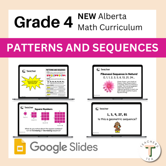 Alberta Grade 4 Math - Patterns and Sequences