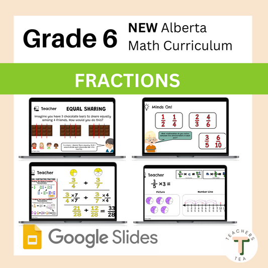 Alberta Grade 6 New Math Curriculum - NUMBERS - Fractions