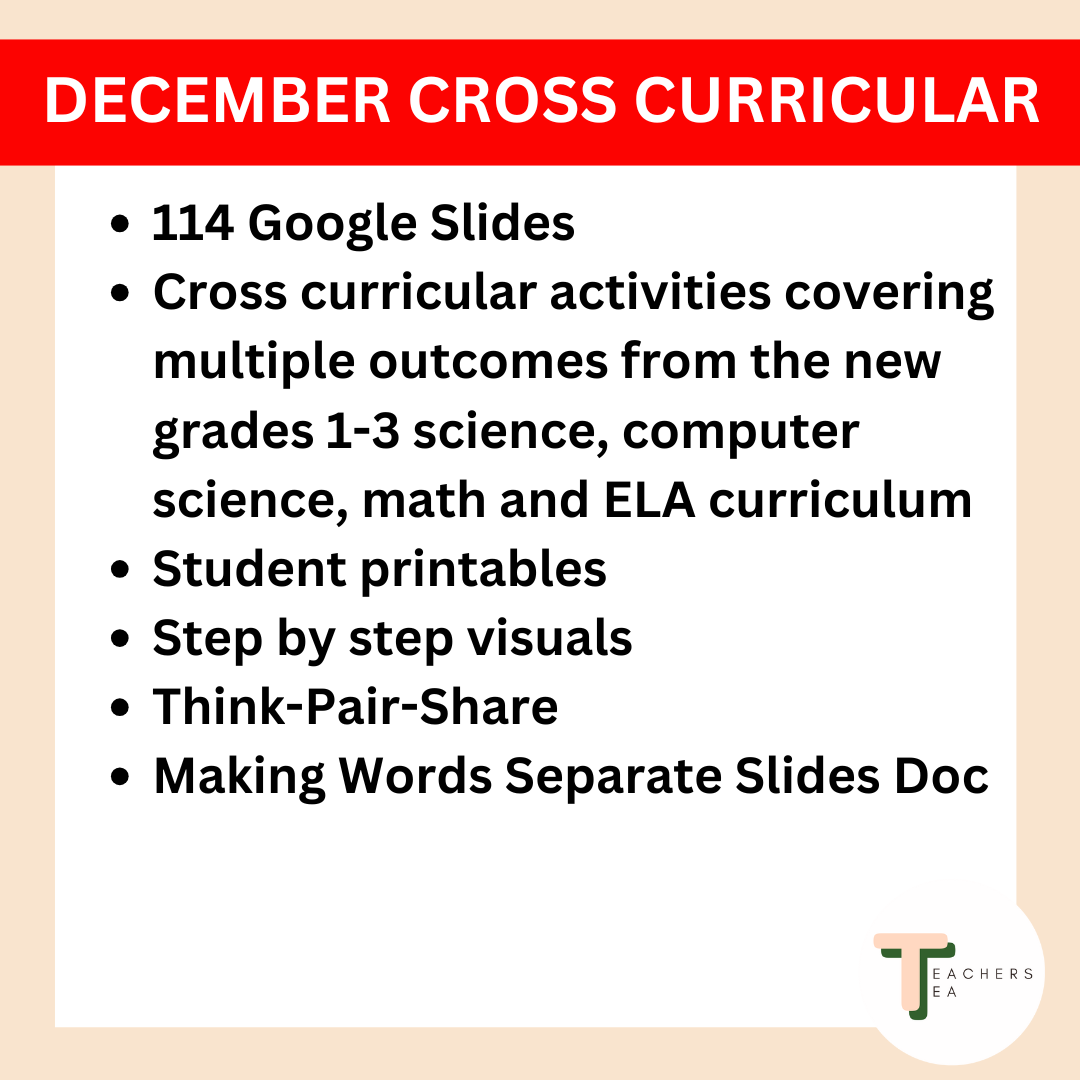 December Stem & Cross Curricular