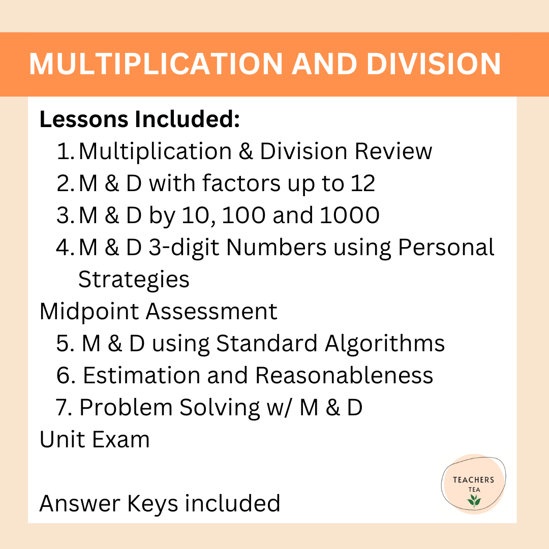 Alberta Grade 4 New Math Curriculum - Multiplication and Division