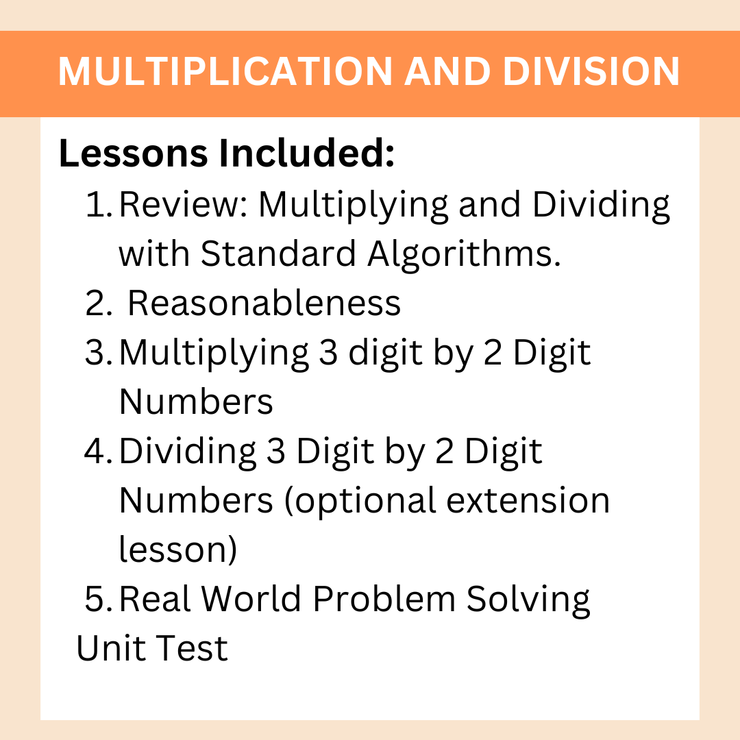 Alberta Grade 5 Math - Multiplication and Division - Google Slides COMPLETE UNIT