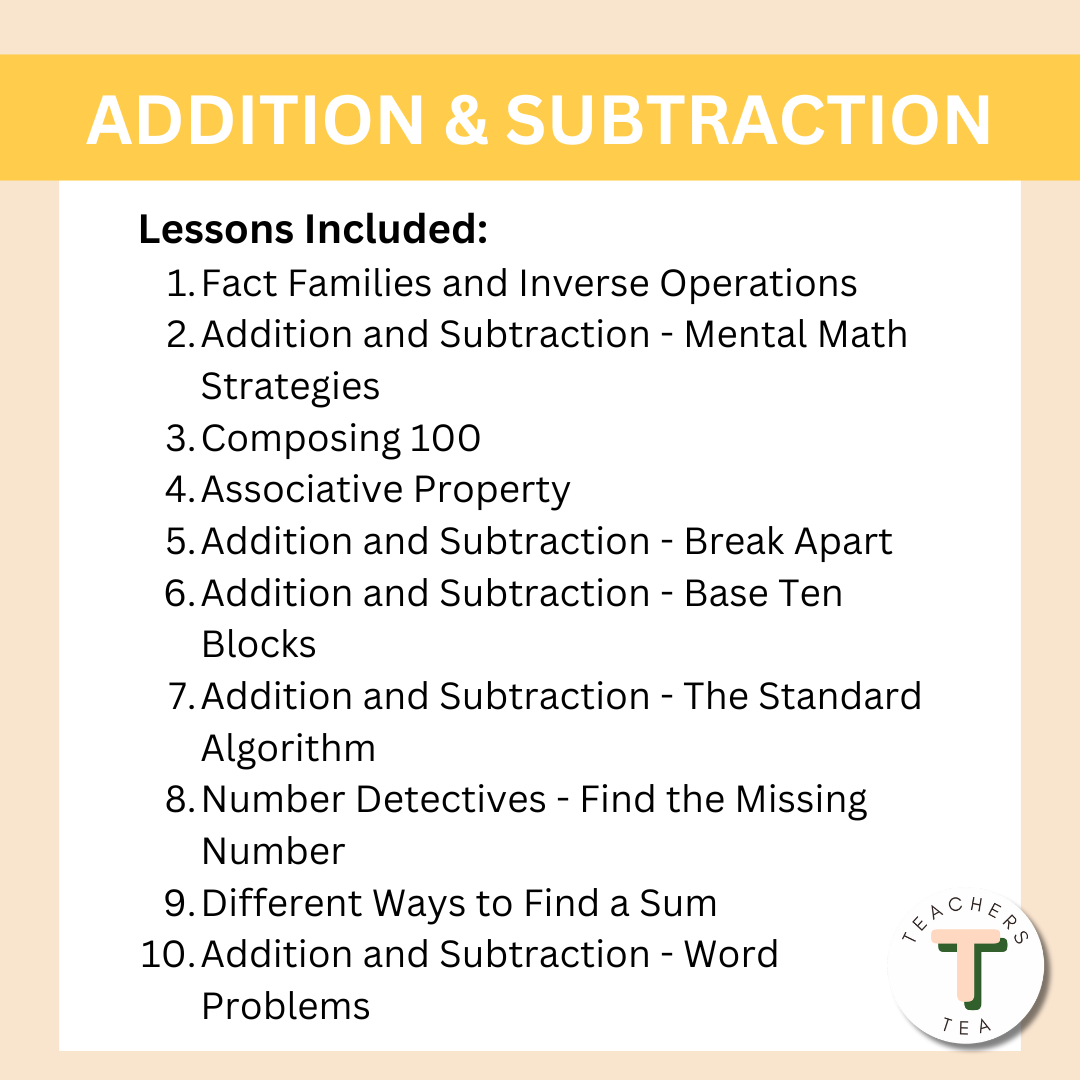 Alberta Grade 2 New Math Curriculum - Addition and Subtraction