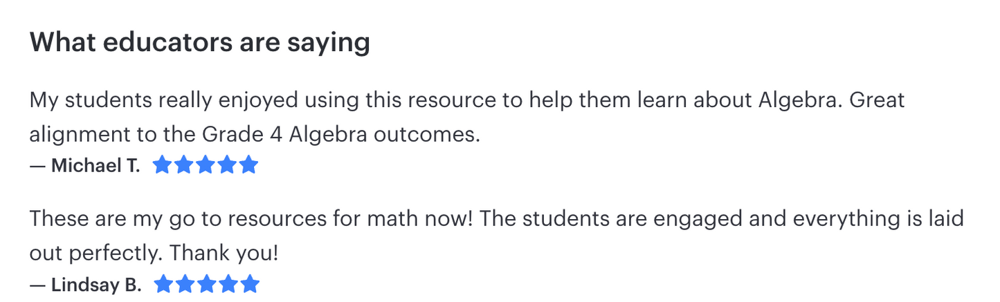 Alberta Grade 4 Math - Algebra