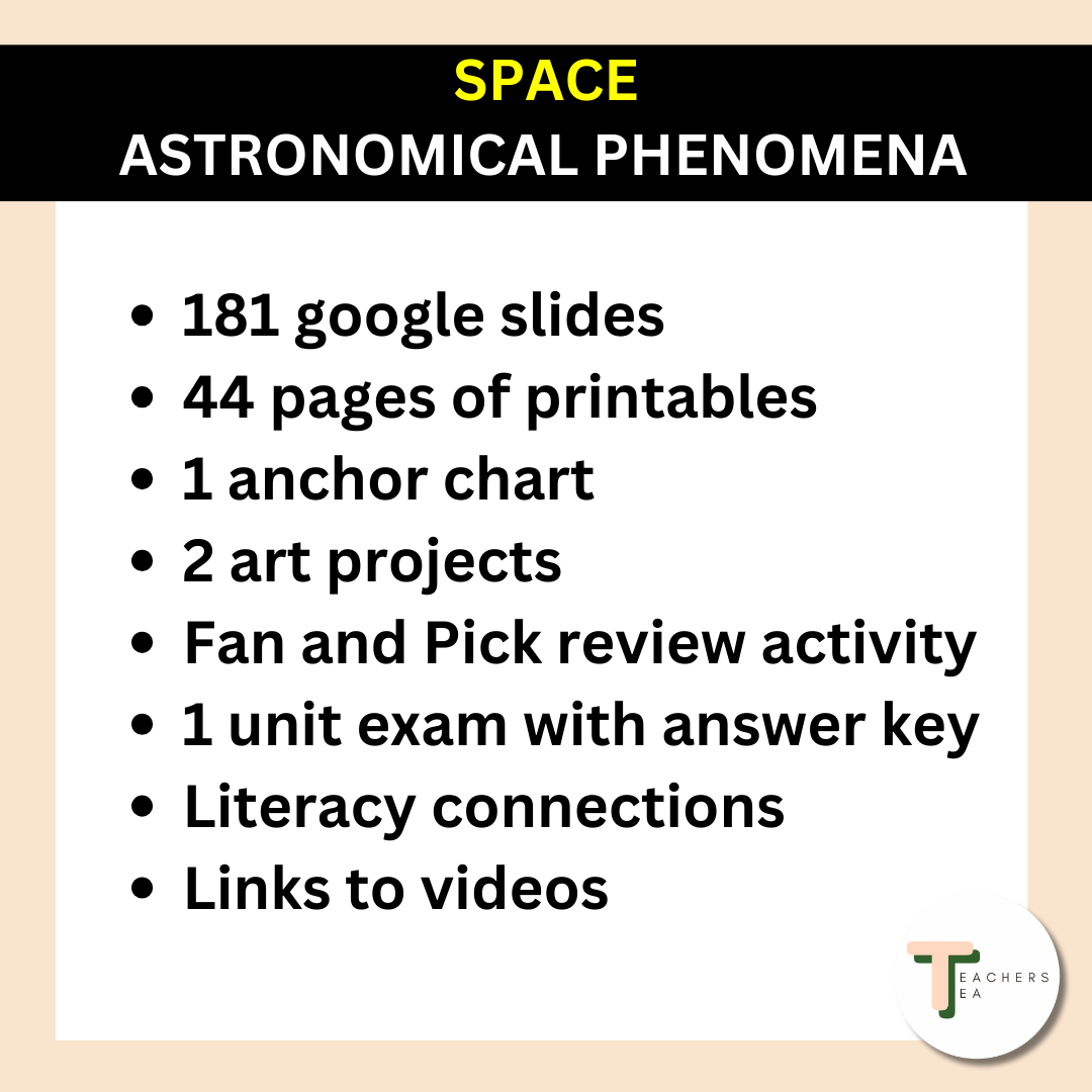 Alberta Grade 5 New Science Curriculum - SPACE - Astronomical Phenomena