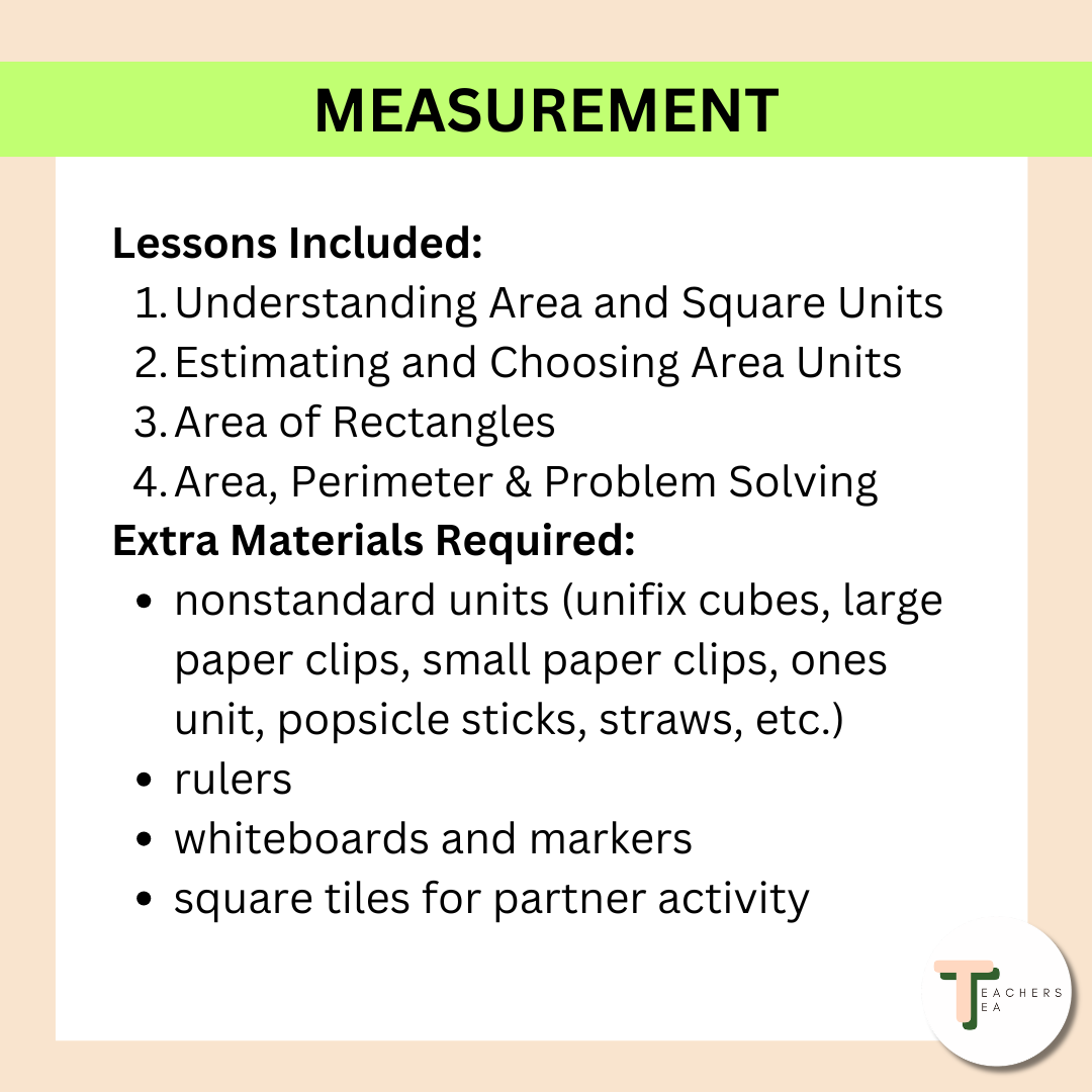 Alberta Grade 5 New Math Curriculum - MEASUREMENT