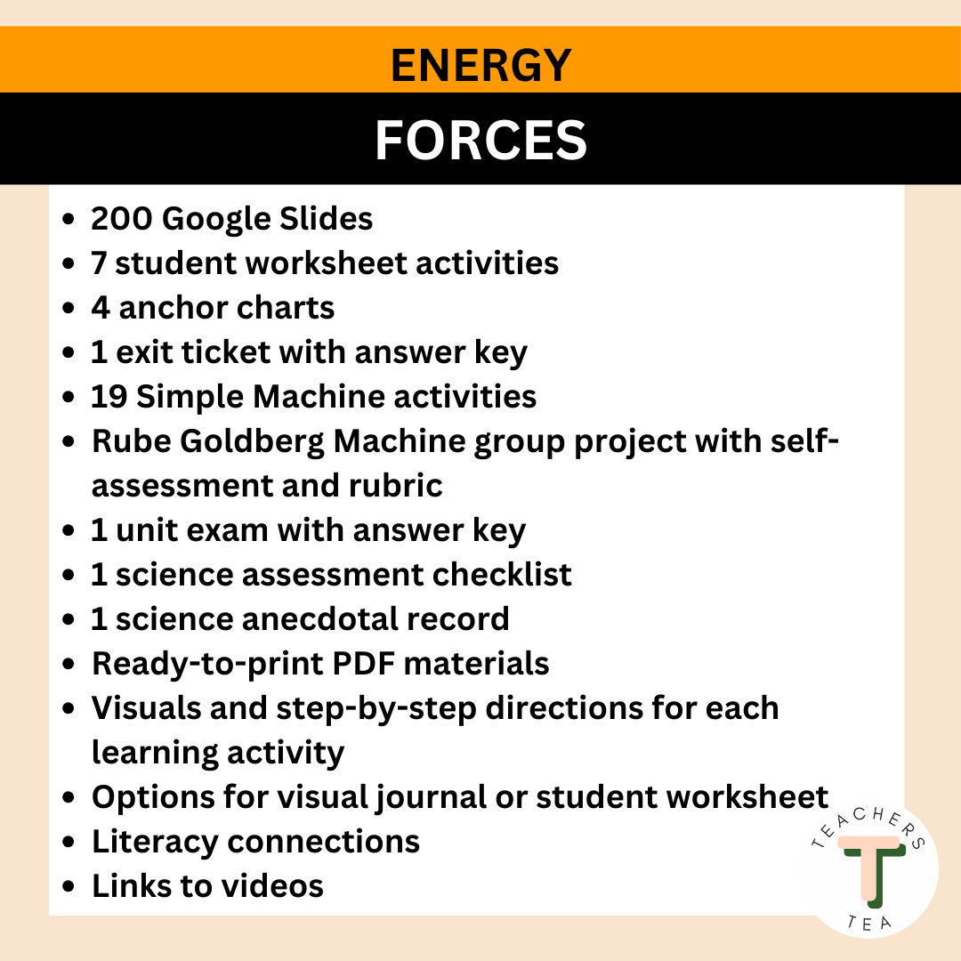 Alberta Grade 3 New Science Curriculum FRENCH - ENERGY - Forces