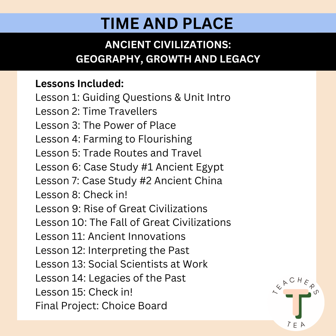 Alberta Grade 5 New Social Curriculum - Time and Place