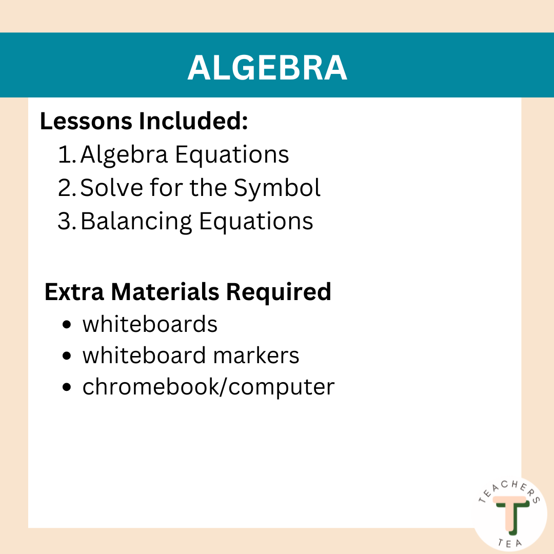 Alberta Grade 3 Math- Algebra - Google Slides COMPLETE UNIT