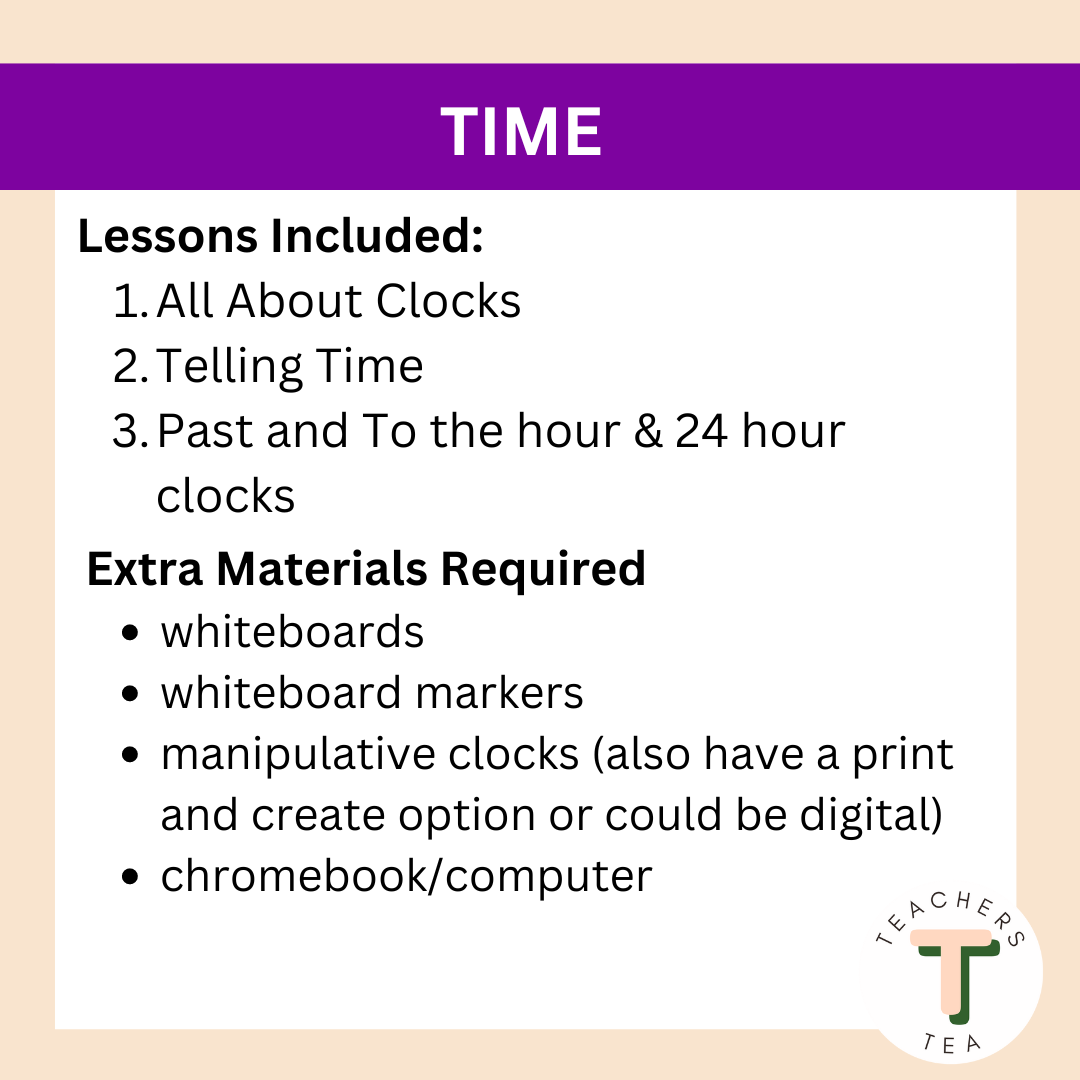 Alberta Grade 3 Math - Time - Google Slides COMPLETE UNIT