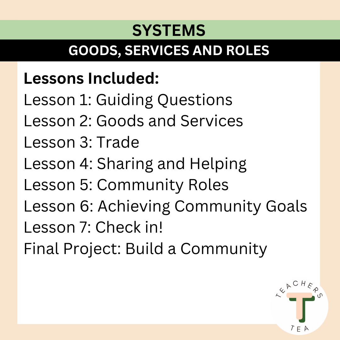 Alberta Grade 1 New Social Curriculum - Systems