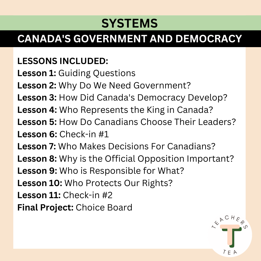 Alberta Grade 6 New Social Curriculum - Systems