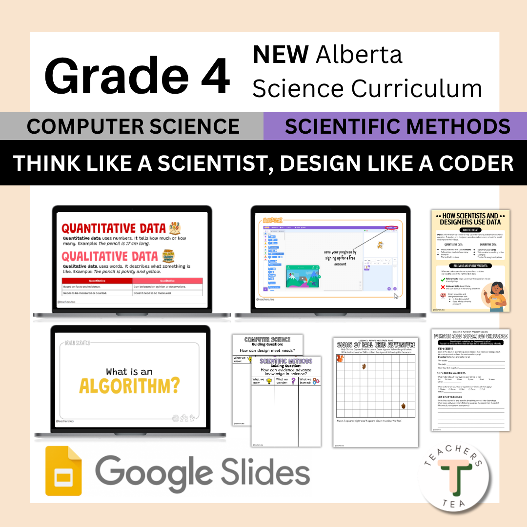 Alberta Grade 4 New Science Curriculum - Computer Science & Scientific Methods