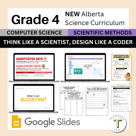 Alberta Grade 4 New Science Curriculum - Computer Science & Scientific Methods