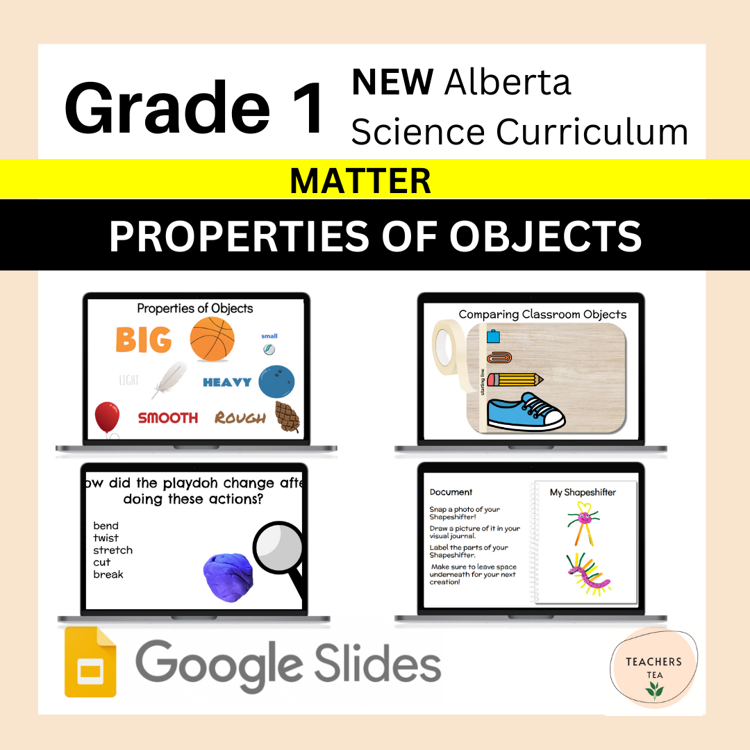 Alberta Grade 1 New Science Curriculum - MATTER - Materials