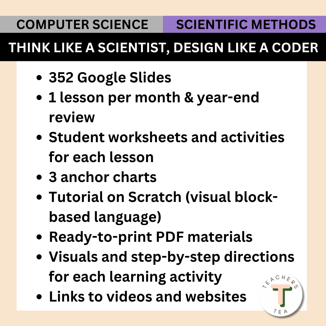Alberta Grade 4 New Science Curriculum - Computer Science & Scientific Methods