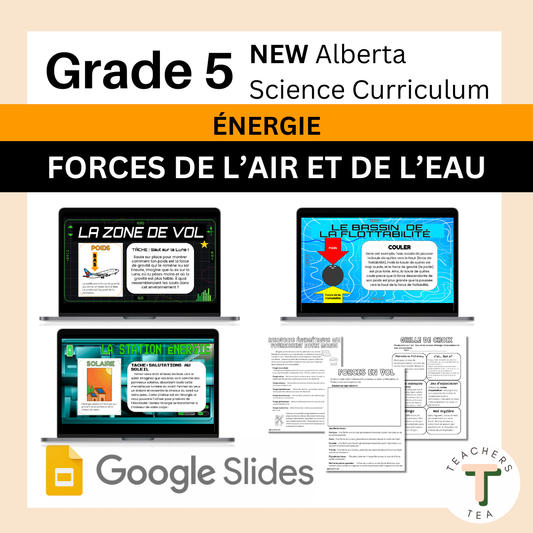 Alberta Grade 5 New Science FRENCH - ENERGY - Air and Water Forces