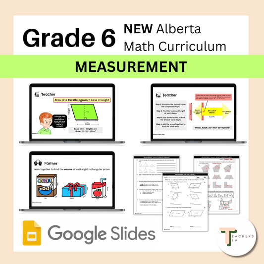 Alberta Grade 6 New Math Curriculum - MEASUREMENT
