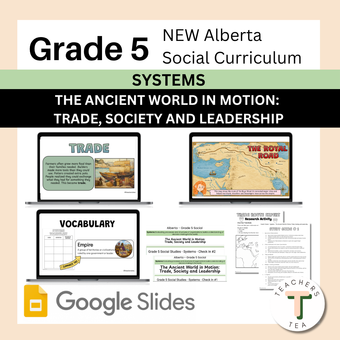 Alberta Grade 5 New Social Curriculum - Systems