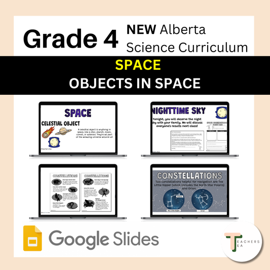 Alberta Grade 4 New Science Curriculum - SPACE - Objects in Space