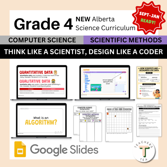 Alberta Grade 4 New Science Curriculum - Computer Science & Scientific Methods