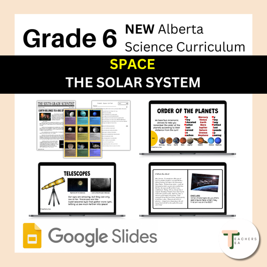 Alberta Grade 6 New Science Curriculum - SPACE - The Solar System