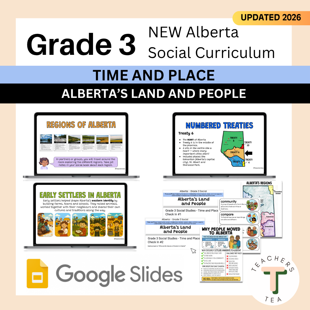 Alberta Grade 3 New Social Curriculum - Time and Place
