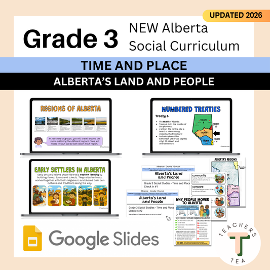 Alberta Grade 3 New Social Curriculum - Time and Place