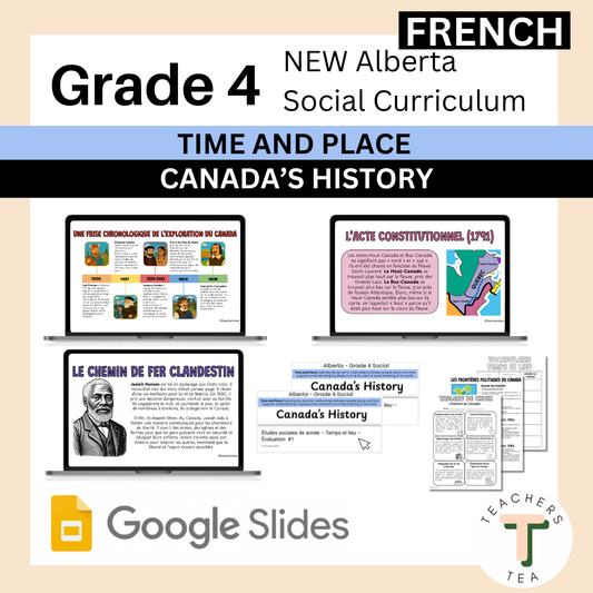 FRENCH - Alberta Grade 4 New Social Curriculum - Time and Place